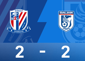 Отчет о матче китайской Суперлиги: У Си сделал вклад + очки, Луис забил ничью в добавленное время, Шэньхуа - Инбо 2-2