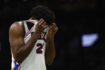 За последние 9 минут «76ers» набрали 3 очка. Эмбиид отыграл 20 минут и был заменен.